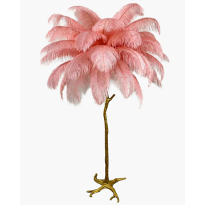 Pnk Feather Lamp | Event & Home Decoration